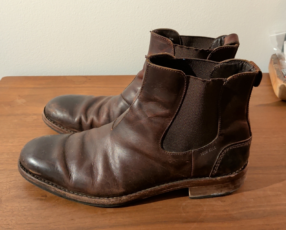 Wolverine Dark Brown Leather Ankle Boots